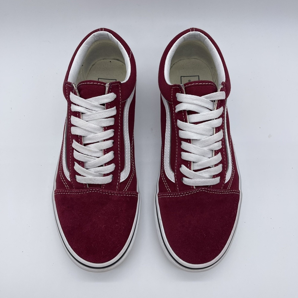 Vans Old Skool Men's Size 9 Casual Shoes VN0A38G1VG4 Rumba Red/True White 500714 - Picture 8 of 11